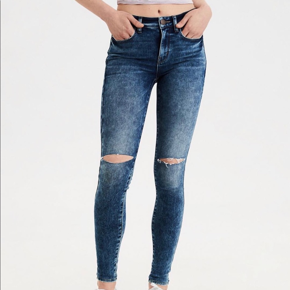 Ripped American Eagle jeans